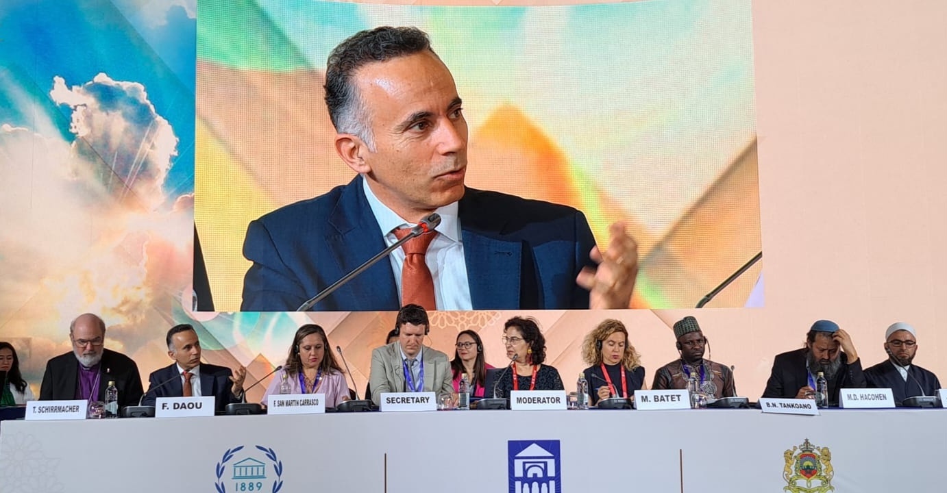 Fadi Daou at the Inter-Parliamentary Union conference. Photo credit: IPU