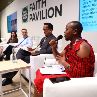 Globethics panel at the COP28 Faith Pavilion