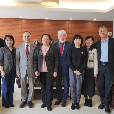 Visiting the Open University of China in Shanghai