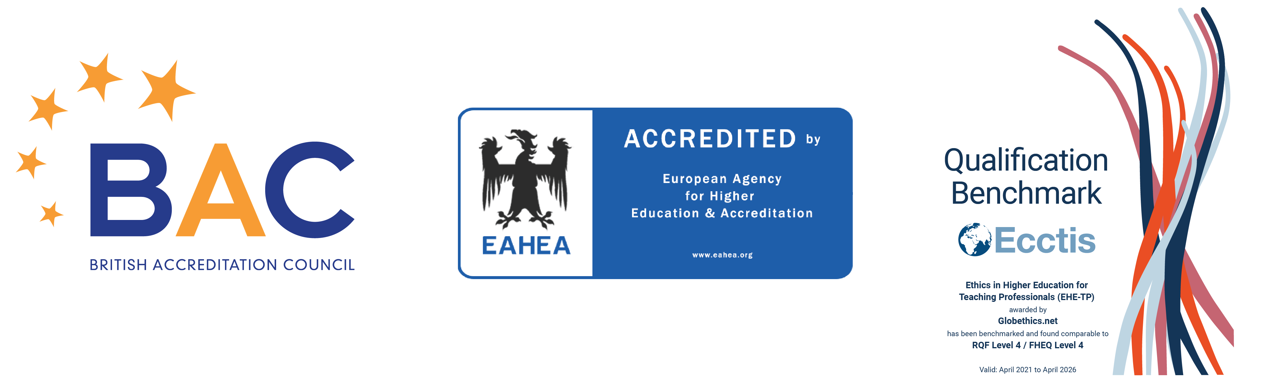 Globethics Accreditations - BAC, EAHEA and ECCTIS Globethics Accreditations - BAC, EAHEA and ECCTIS